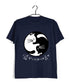 Physics SCHRODINGERS EQUATION YIN YANG Nerd Casual Graphic Printed T-Shirt for Men